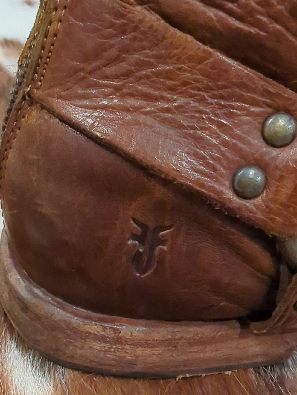 Frye Phillip Harness classic ankle boot featuring a Vintage Leather Construction - Picture 4 of 16